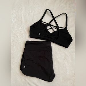 Lululemon Set— Bra and Shorts